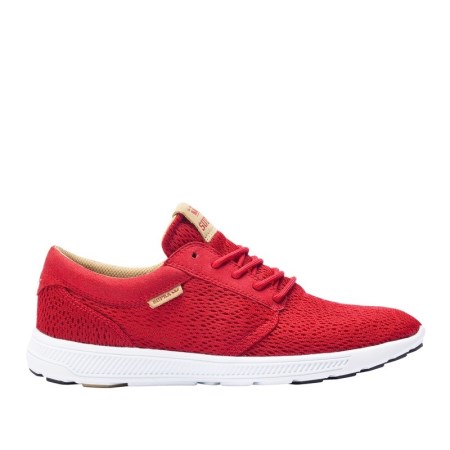 Supra Hammer Run Mens Low Tops Shoes Red UK 26ZAN